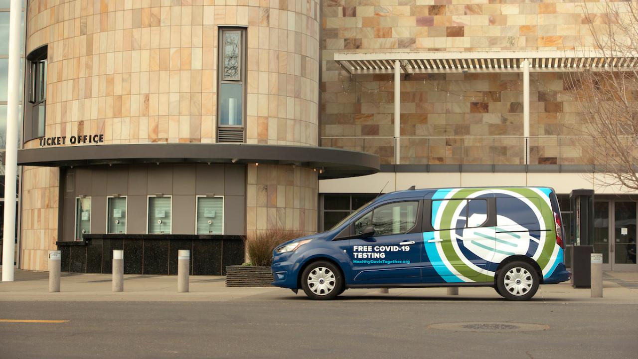 Healthy Davis Together van used for mobile clinics
