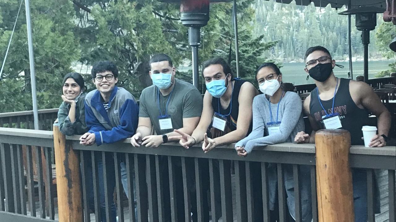 PREP scholars on the porch, Fallen Leaf Lake