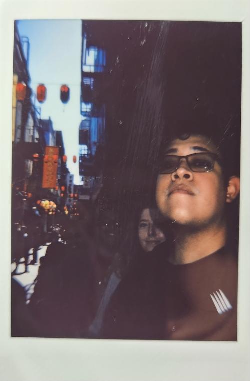Dark selfie in Chinatown