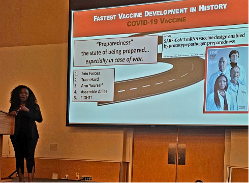 Kizmekkia Corbett-Hilaire on vaccine development during a pandemic