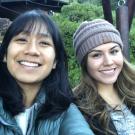 two PREP scholars at Fallen Leaf Lake, T32 retreat
