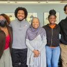 PREP scholars with Storer Lecturer Fatimah Jackson